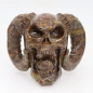 Preview: Skull Horned Damon Bamboo Stone